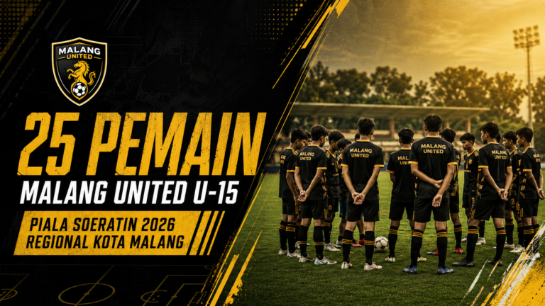 Pemain Malang United U-15 yang terdaftar dalam Piala Soeratin U-15 Regional Kota Malang 2026.