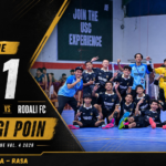 Pemain Malang United FA berfoto setelah bermain imbang 1–1 dengan Rodali FC pada USC Futsal League 2026.